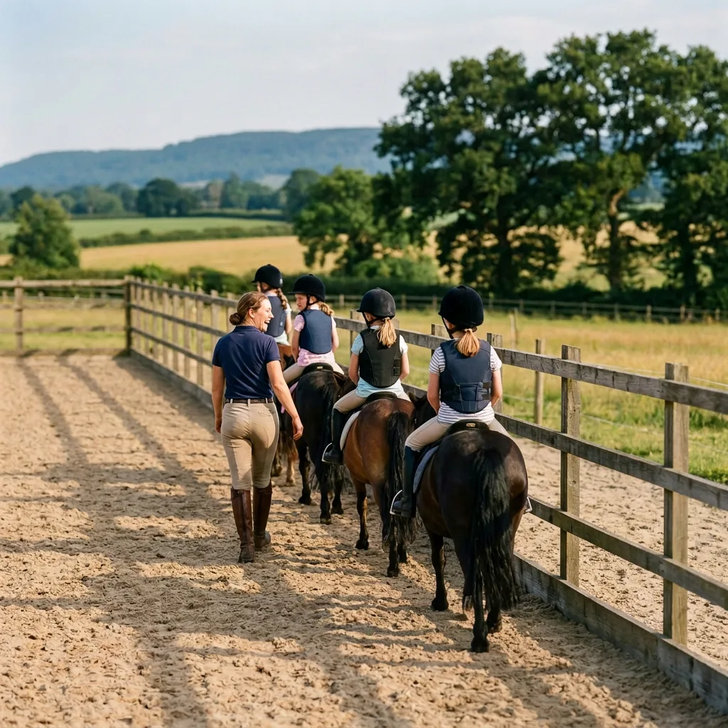 Cours de poney à Contamine-sur-Arve, Haute-Savoie